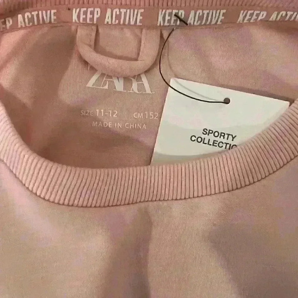 ZARA Girls Crop Top Sweater - Picture 10 of 10